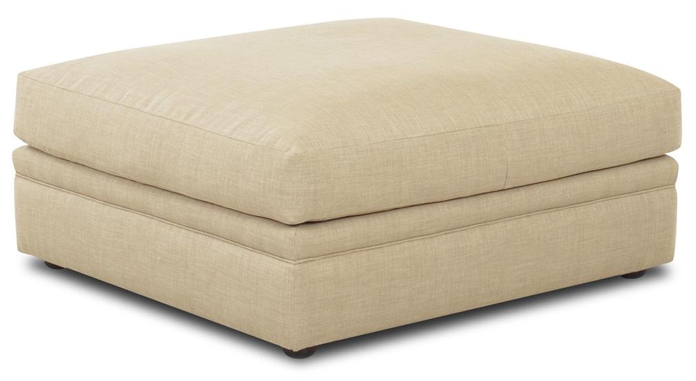 Klaussner Melrose Place D7600 Otto Upholstered Ottoman Lapeer