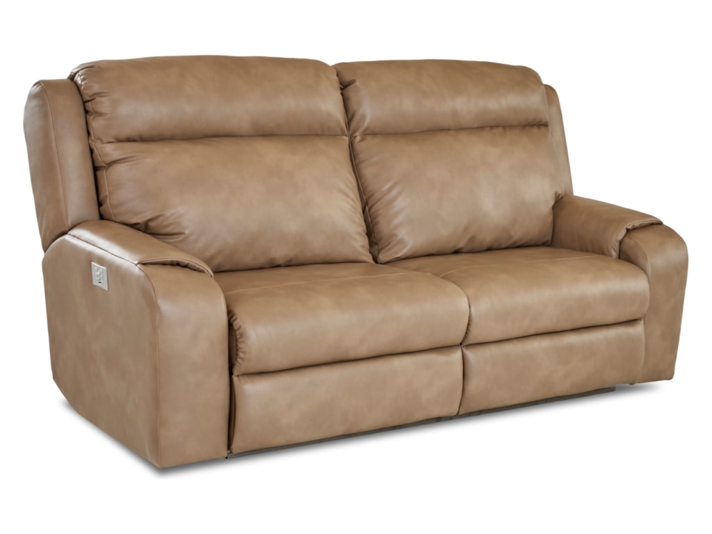 Klaussner Merlin Two Seat Reclining Sofa With Headrests Klaussner Merlinreclining Sofa 2 Over W Pwr Head Lumb
