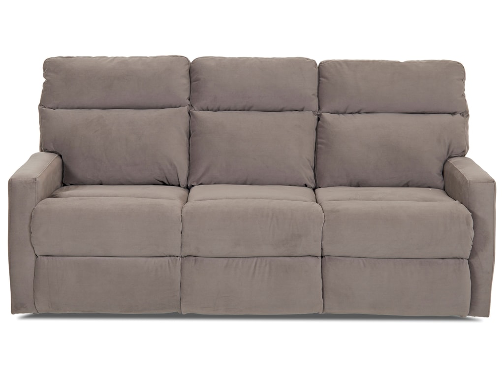 Daphne Reclining Sofa With Soft Track Arms By Klaussner At Dunk Bright Furniture