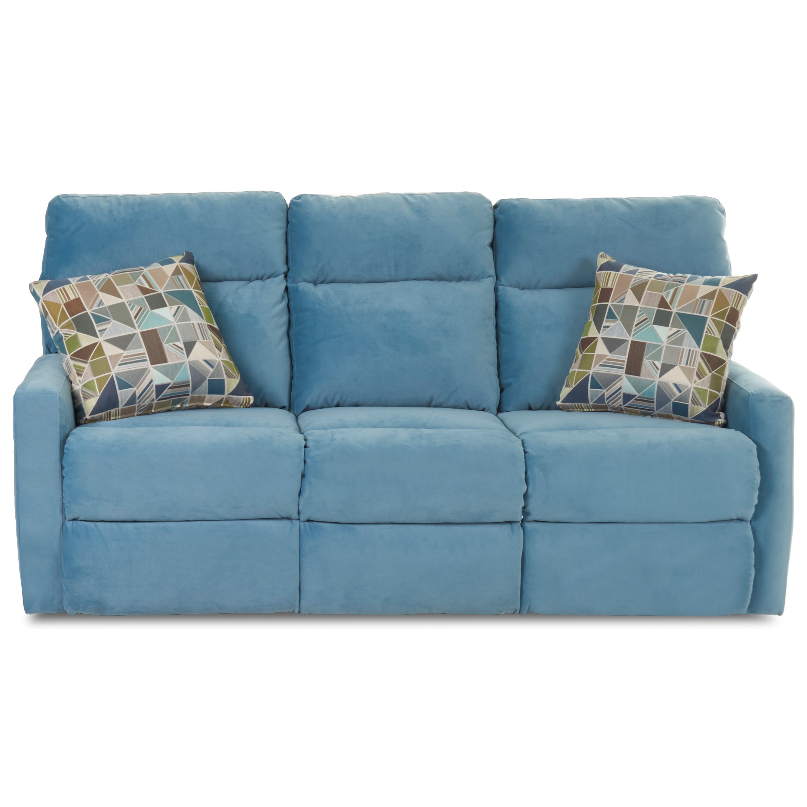 Klaussner Daphne 41503p Rs Reclining Sofa With Soft Track Arms And