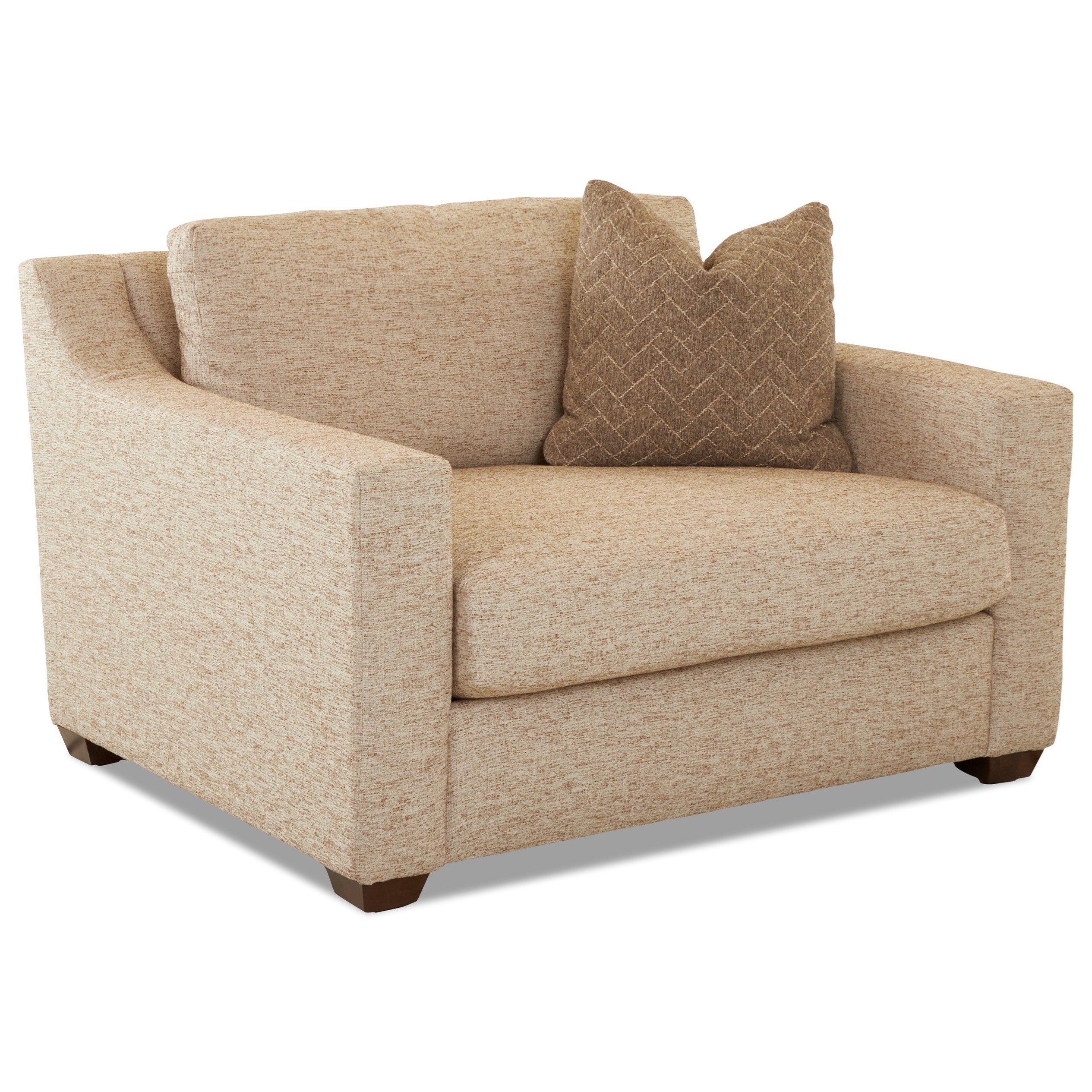 Klaussner Novato Kd30800 Bc Big Chair With Down Blend Seat