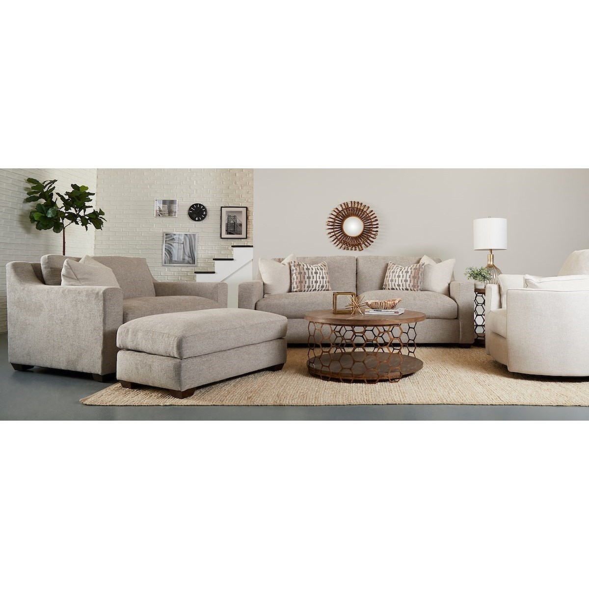 Klaussner Novato Living Room Group Stuckey Furniture