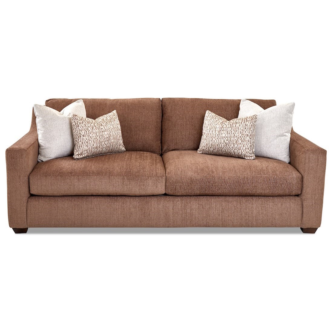 Klaussner Novato Kd30800 S Sofa With Down Blend Cushions Dunk