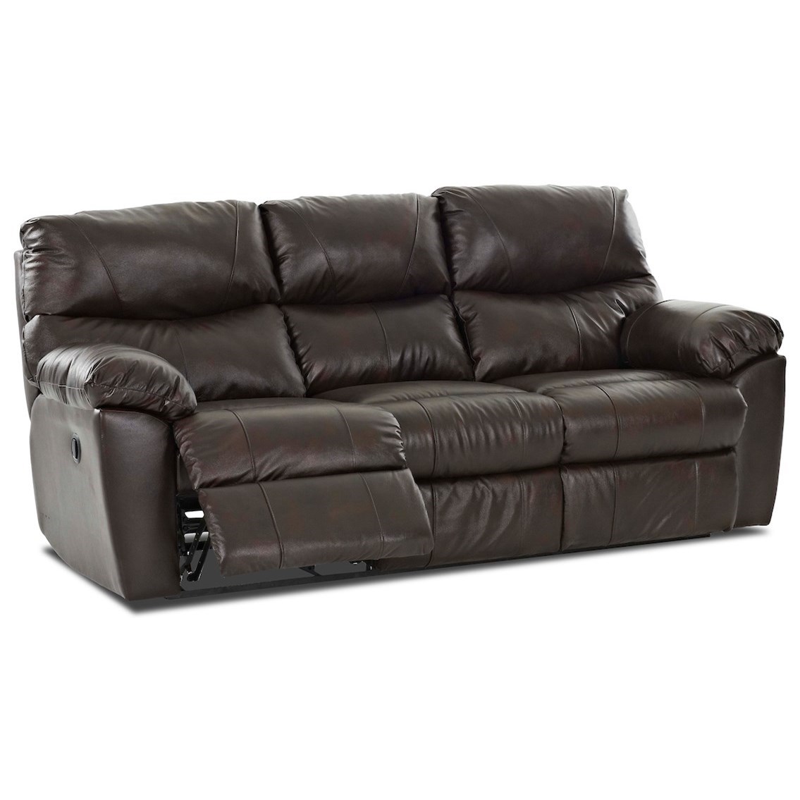 Klaussner Odessa Reclining Sofa With 3 Reclining Seats Value