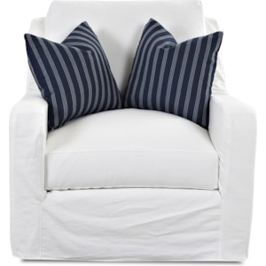 Klaussner Pandora D12100 Bc Transitional Big Chair With Slip Cover Hudson S Furniture Upholstered Chairs