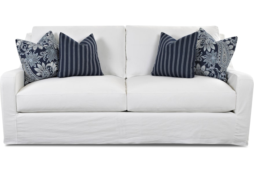 Pandora Transitional Sofa With Slipcover By Klaussner At Dunk Bright Furniture Pandora Transitional Sofa With Slipcover By Klaussner At Dunk Bright Furniture