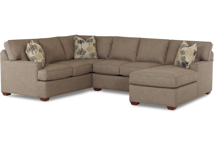 Pantego 3 Piece Sectional Sofa With Raf Chaise By Klaussner At Dunk Bright Furniture Pantego 3 Piece Sectional Sofa With Raf Chaise By Klaussner At Dunk Bright Furniture