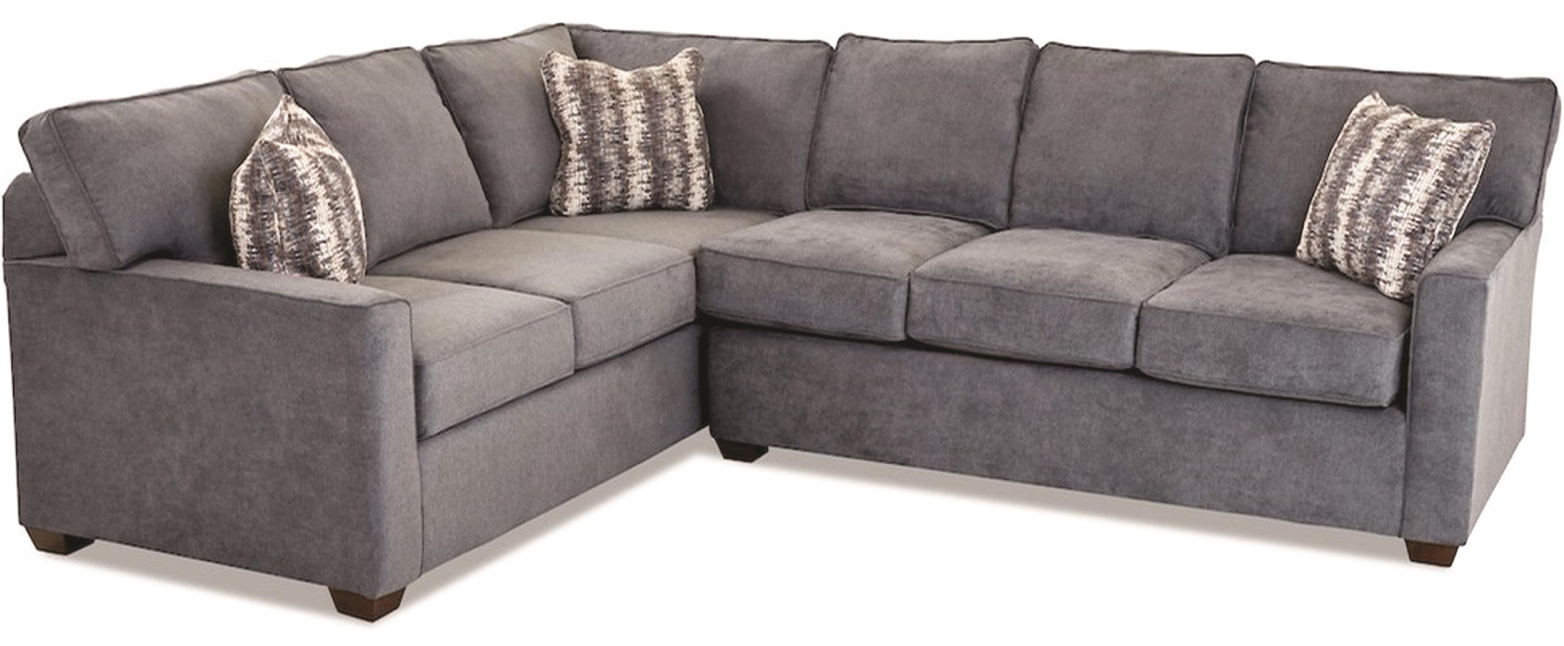 Klaussner Pantego 2 Piece Sectional Sofa W Laf Corner Value
