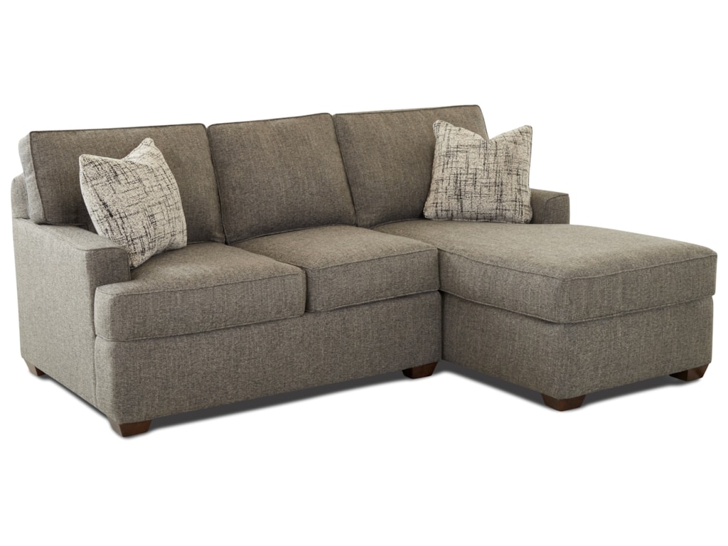 Klaussner Pantego 2 Piece Sectional With Chaise Furniture Barn Klaussner Pantego 2 Piece Sectional
