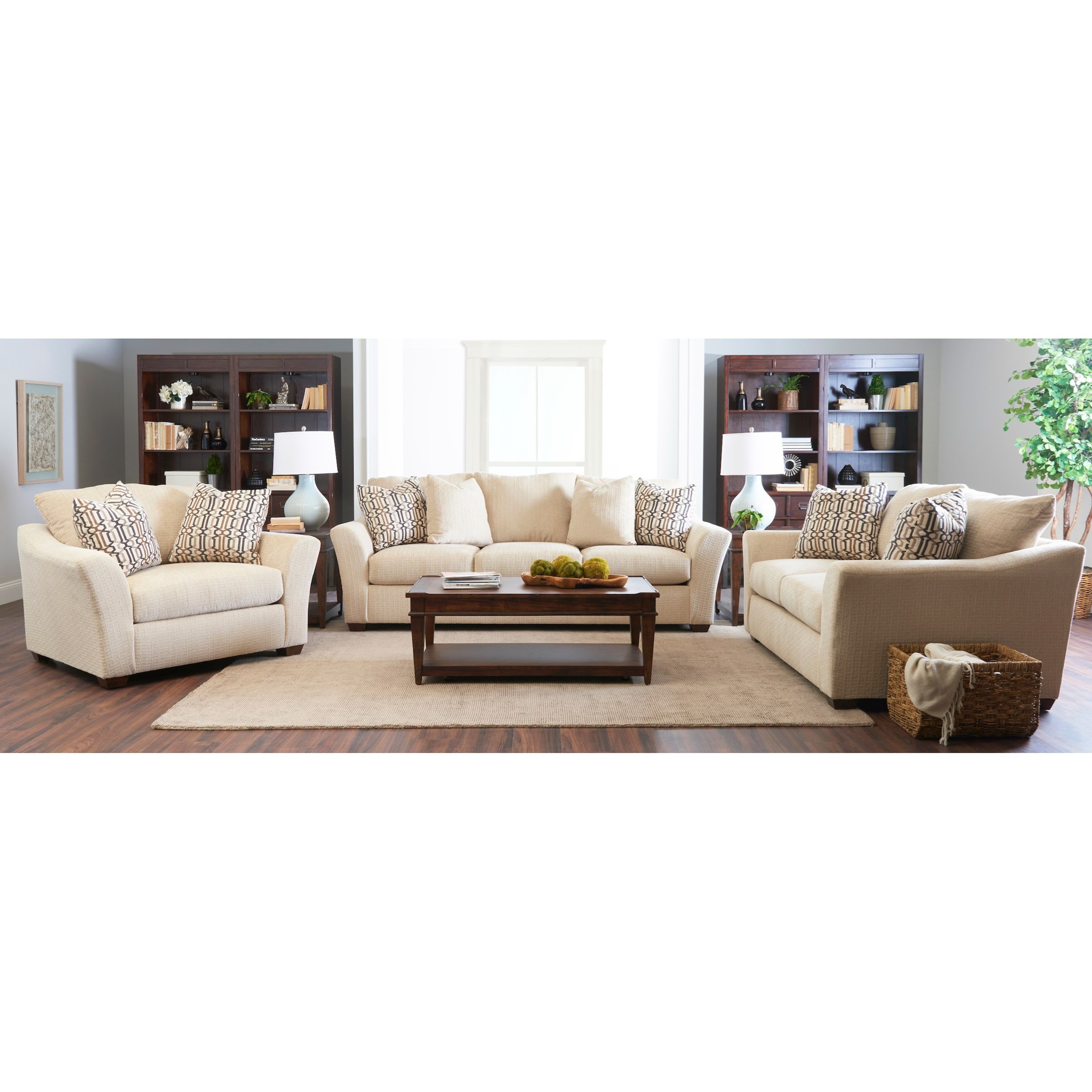 Klaussner Pinecrest Big Chair With Flared Arms Value City