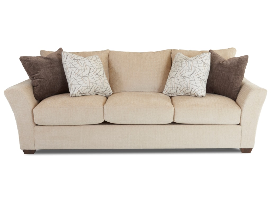 Pinecrest Sofa With Flared Arms By Klaussner At Furniture Barn