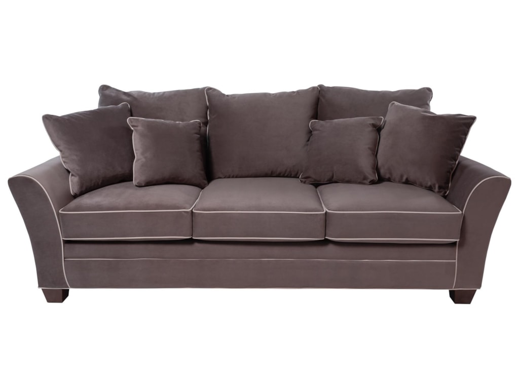 Encore Contemporary Sofa With Block Feet By Simple Elegance At Rotmans