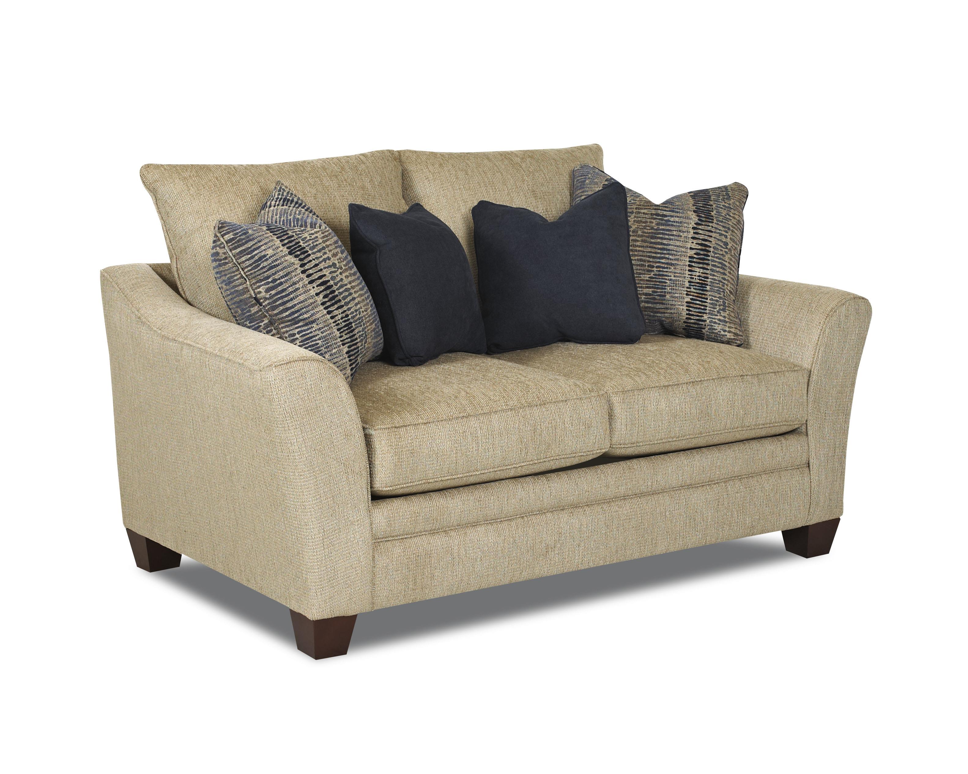 Klaussner Posen Contemporary Loveseat Suburban Furniture Loveseats