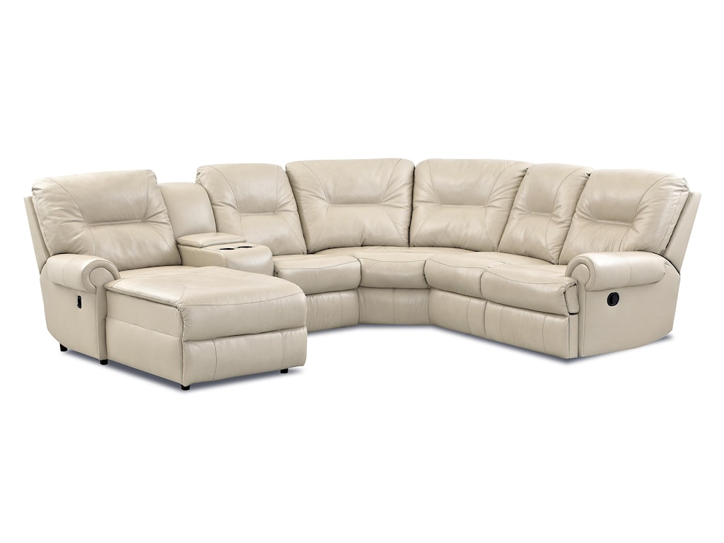 Klaussner Roadster Traditional Reclining Sectional Sofa Value