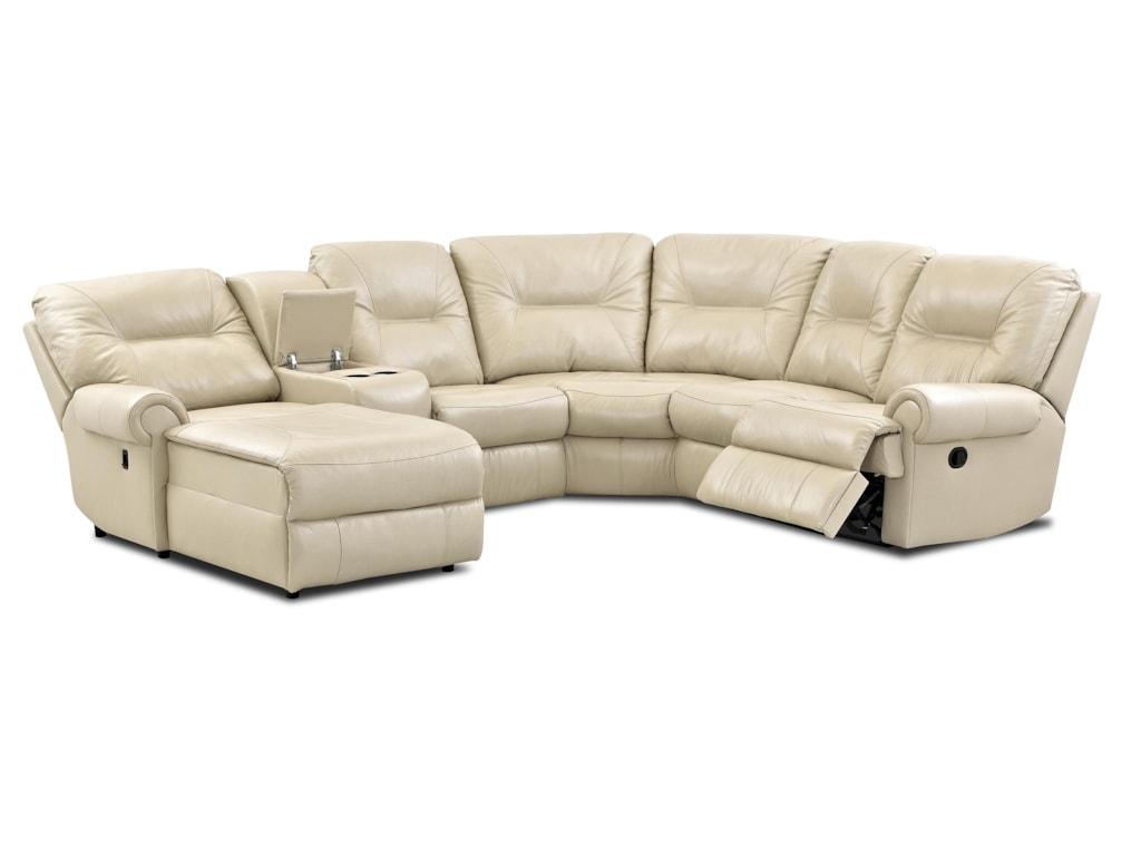 Klaussner RoadsterTraditional Reclining Sectional Sofa