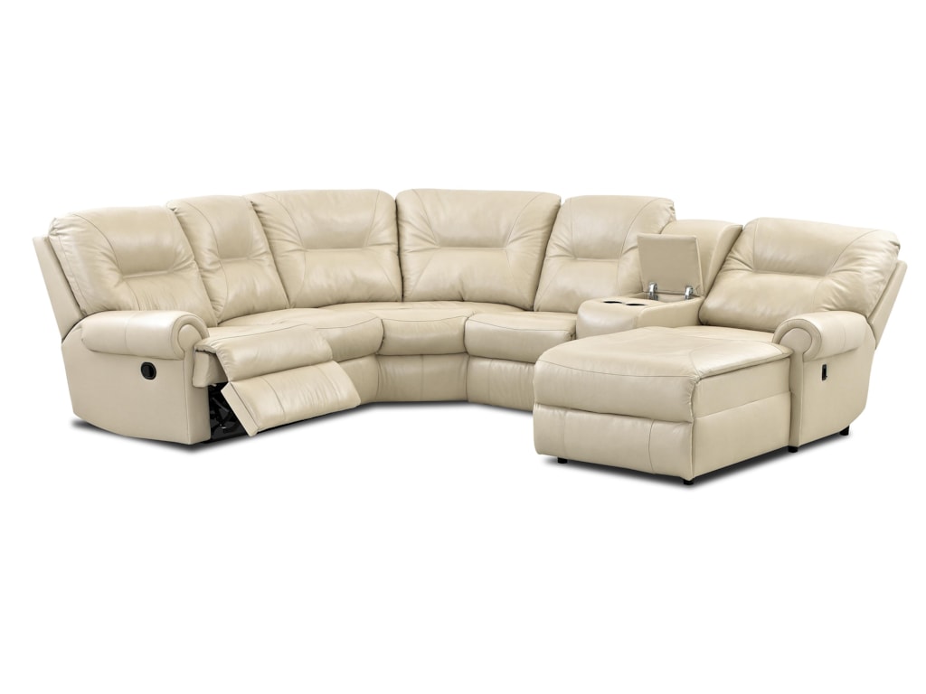 Klaussner RoadsterTraditional Reclining Sectional Sofa