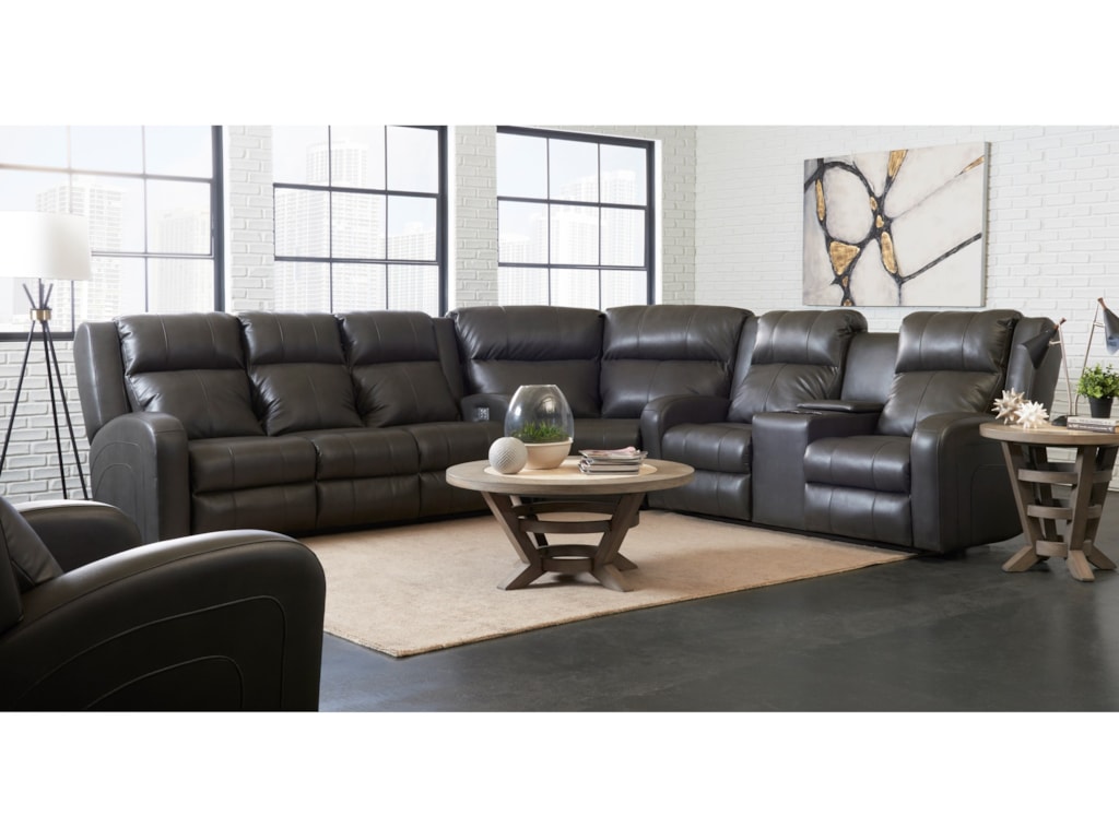 Klaussner Robinson3 Pc Reclining Sectional Sofa