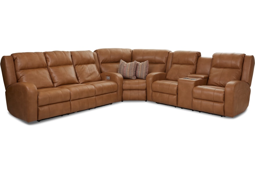 Robinson 3 Pc Reclining Sectional Sofa W Pillows Robinson 3 Pc Reclining Sectional Sofa W Pillows