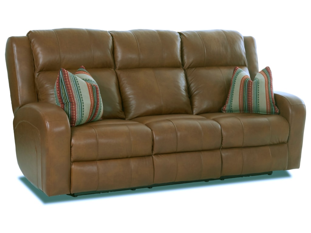 Klaussner RobinsonReclining Sofa w/ Pillows