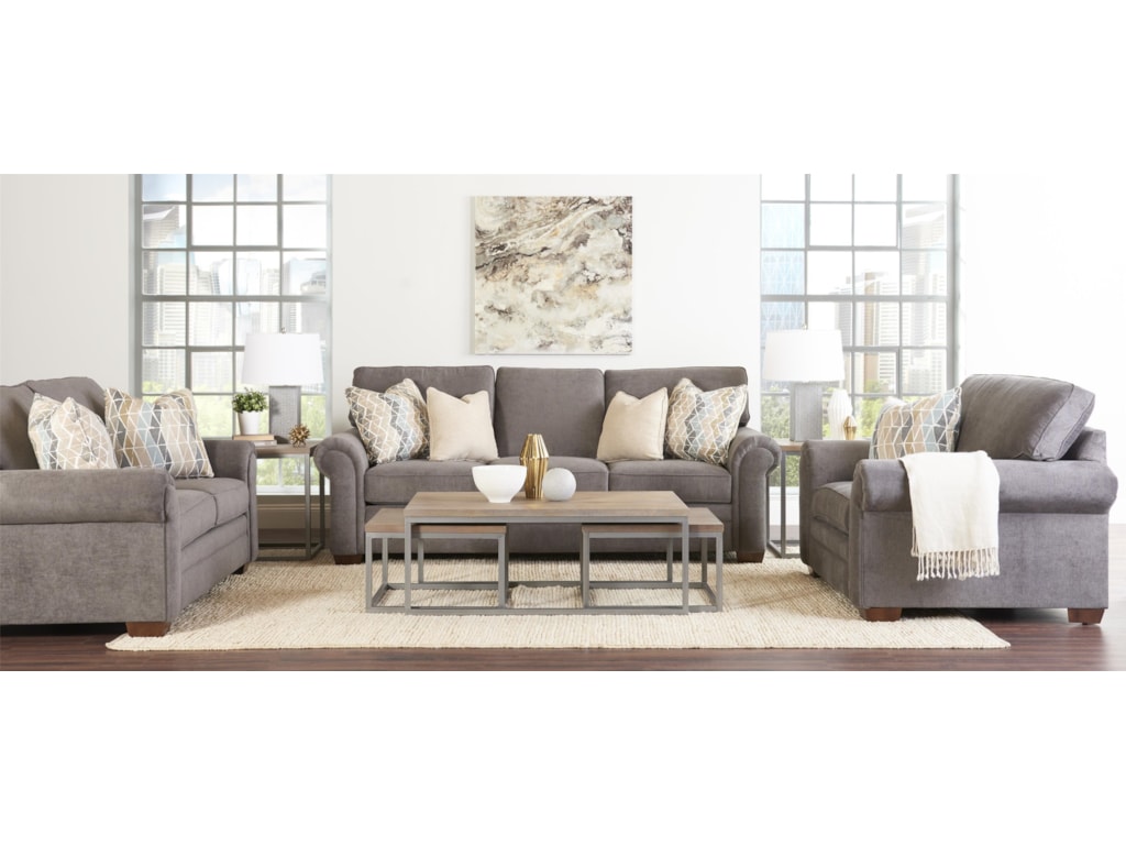 Ronaldo Expressions Living Room Group Aluna Charcoal By Klaussner At Value City Furniture