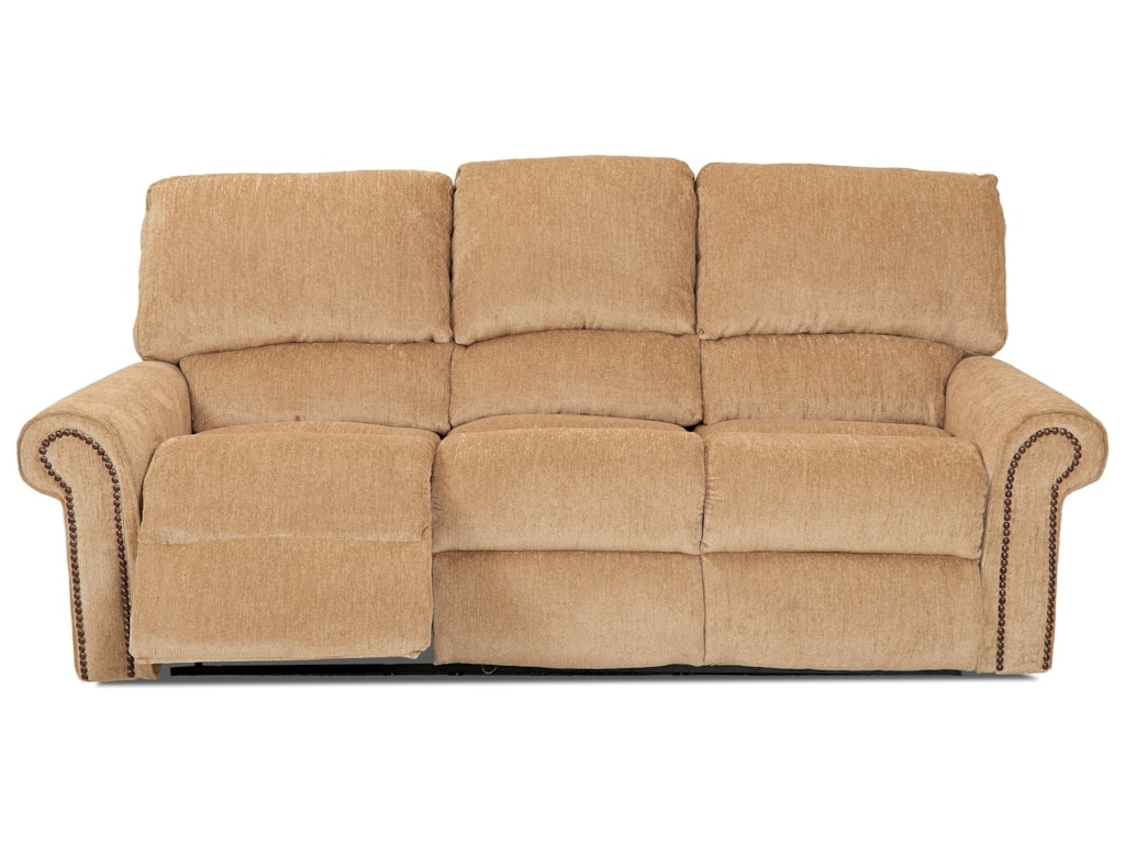 Klaussner Savannah 62413 Pwrs Reclining Sofa With Rolled Arms Klaussner Savannah Reclining Sofa