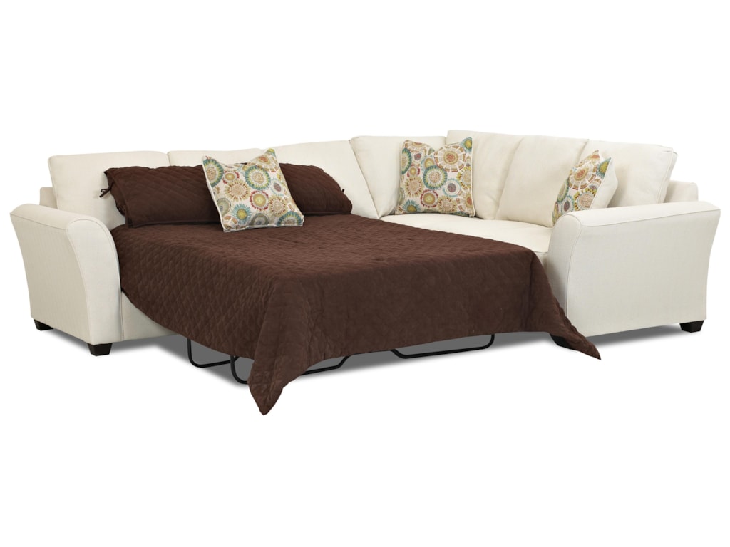 Klaussner SedgewickTransitional Sectional Sleeper Sofa