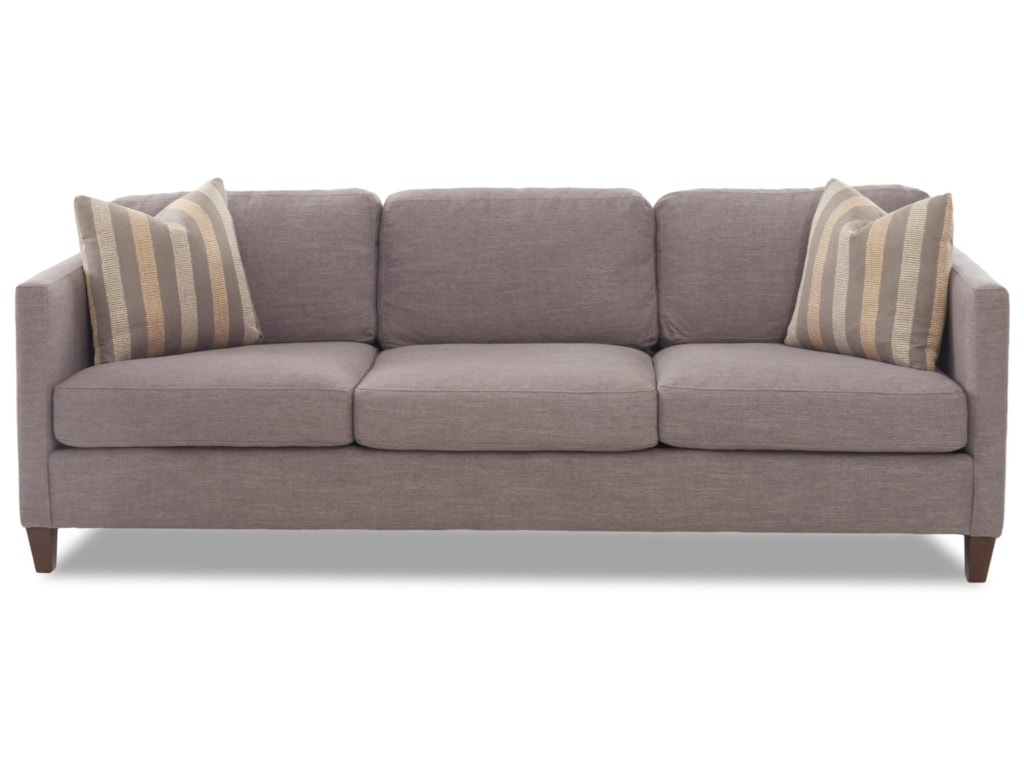 Soho Contemporary 90 Tuxedo Sofa With Pillows John V Schultz Soho Contemporary 90 Tuxedo Sofa With Pillows