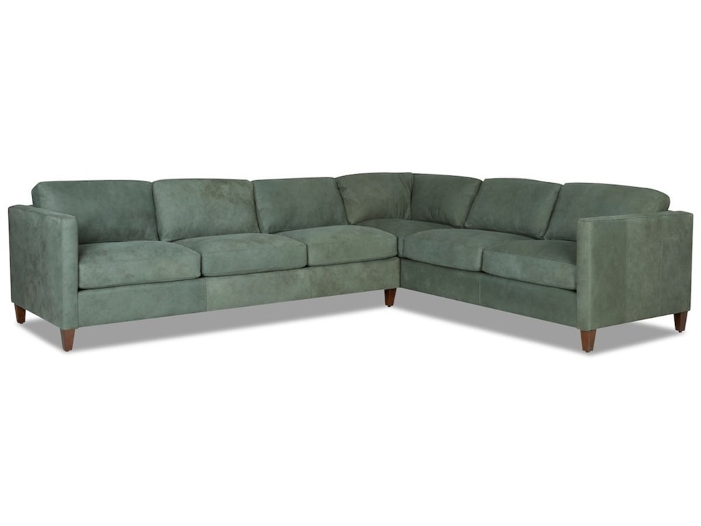 Klaussner Soho Contemporary 5 Seat Sectional Sofa W Laf Soho Contemporary 5 Seat Sectional Sofa