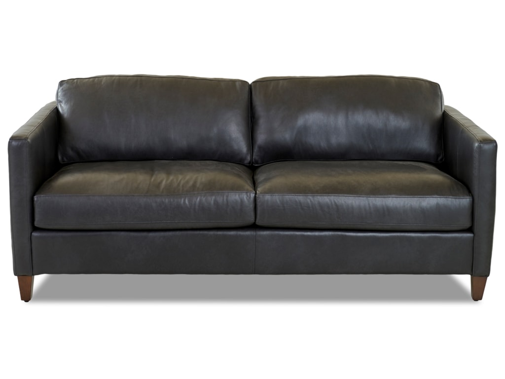 Soho Contemporary 78 Tuxedo Sofa By Klaussner At Dunk Bright Furniture