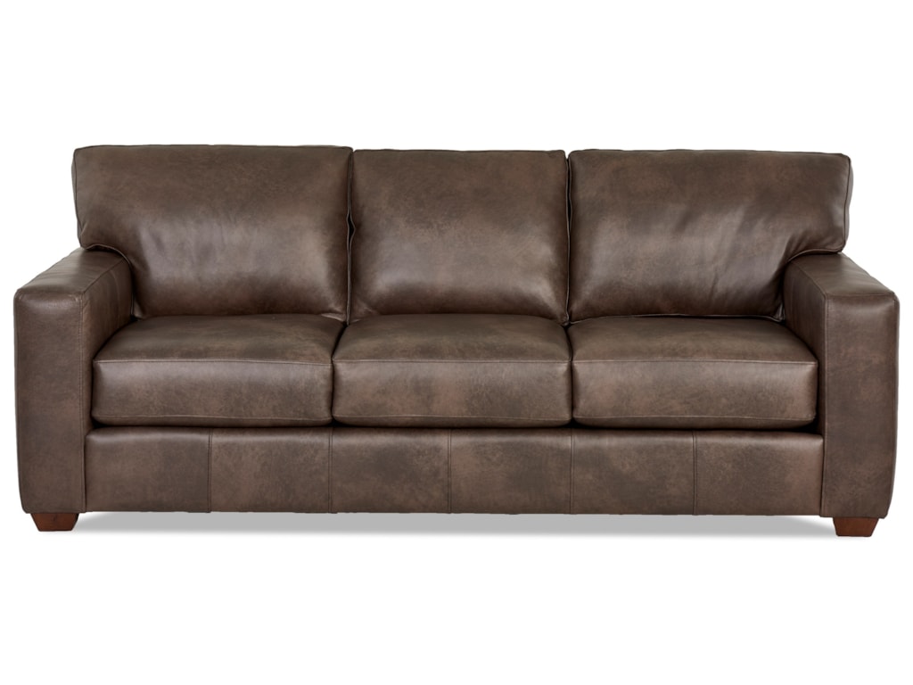 Klaussner Southport Lt68700 S Contemporary Leather Sofa
