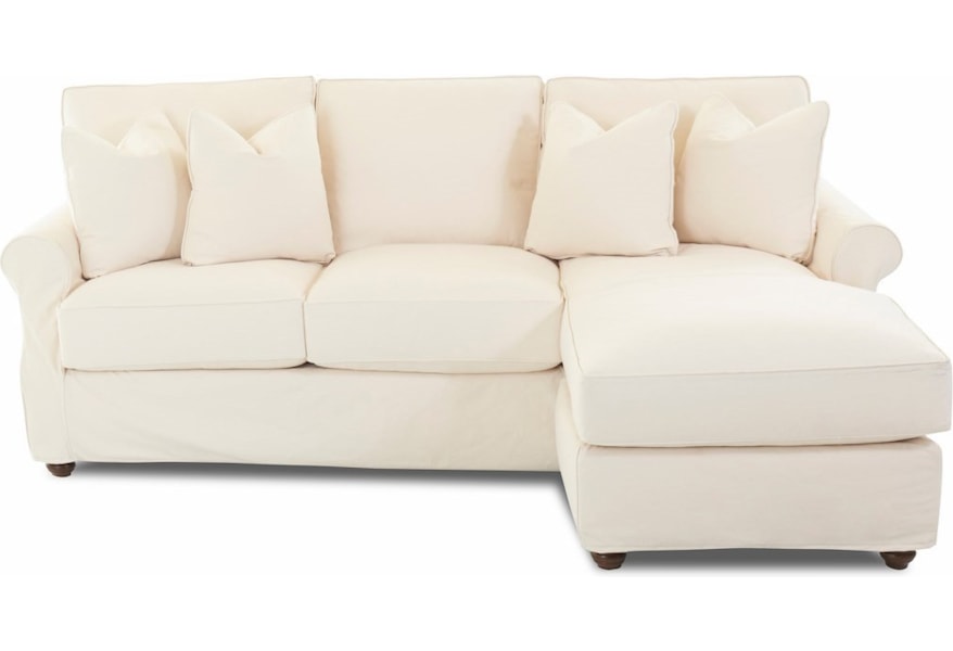 Tifton Traditional 2 Piece Slipcover Sectional Sofa With Raf Chaise By Klaussner At Dunk Bright Furniture Tifton Traditional 2 Piece Slipcover Sectional Sofa With Raf Chaise By Klaussner At Dunk Bright Furniture