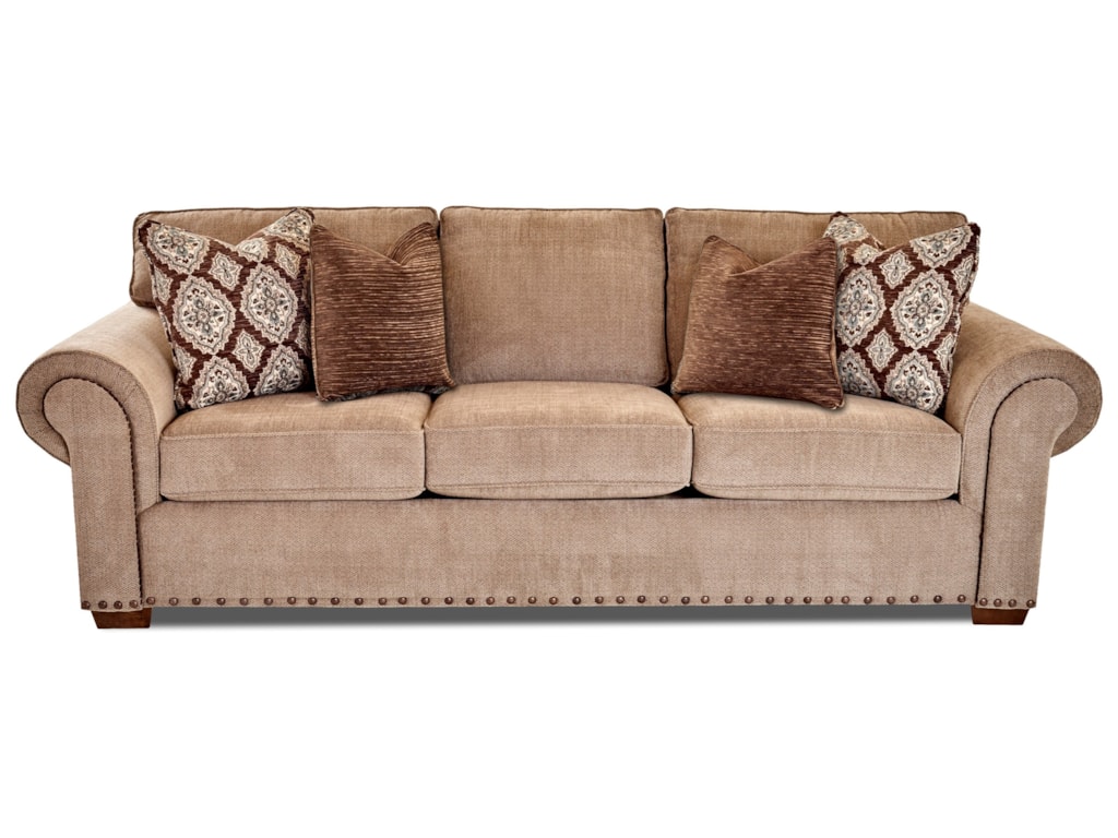 Klaussner Topton Ok70710 S Traditional Sofa With Two Sizes Of Klaussner Toptonsofa
