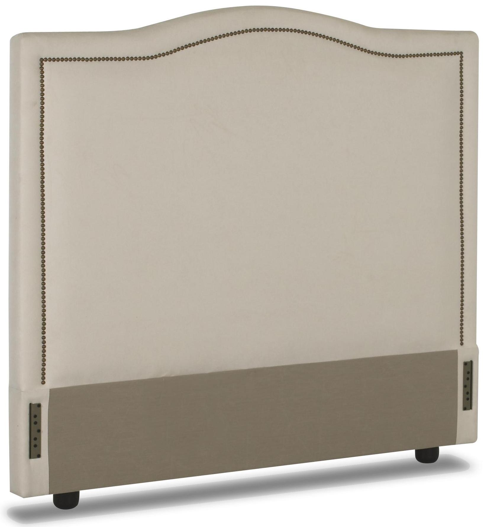 Klaussner Upholstered Beds And Headboards 678 066 Hdbrd King Upholstered Headboard With Nail Head Trim Miller Home Headboards
