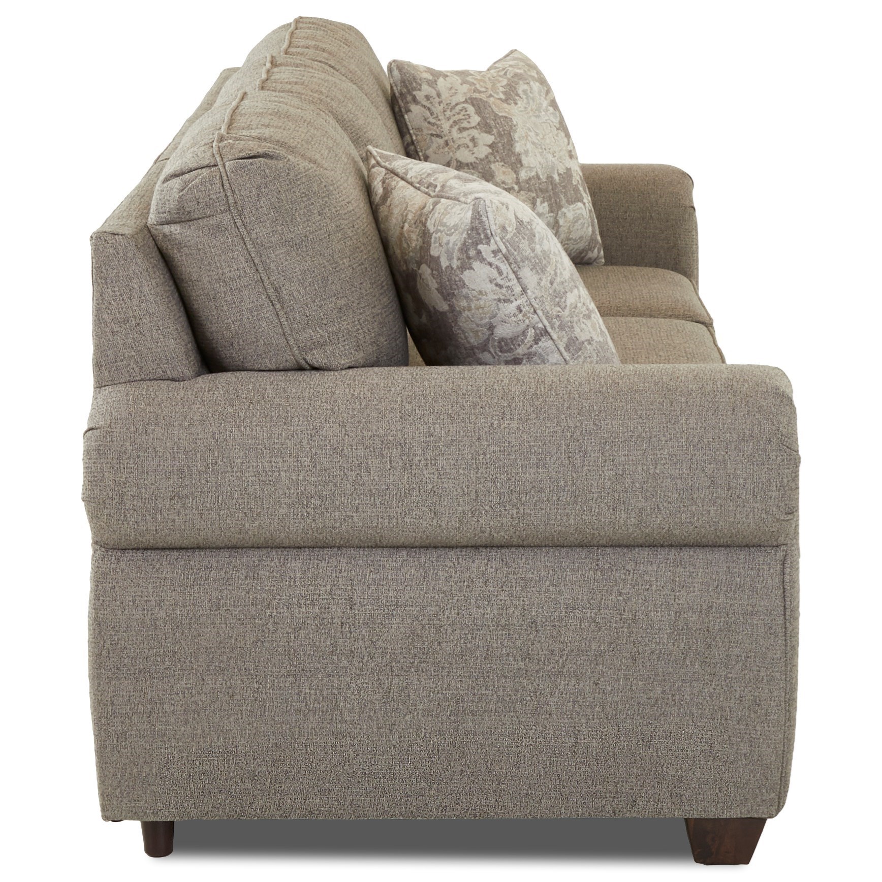 Klaussner Westbrook Rolled Arm Sleeper Sofa With Dreamquest Mattress Value City Furniture Sleeper Sofas