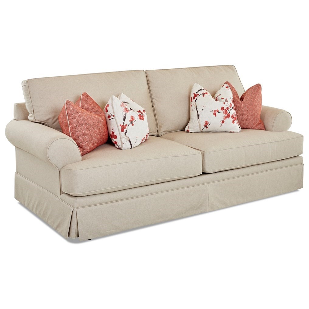 Klaussner Westerly Casual Enso Memory Foam Queen Sofa Sleeper