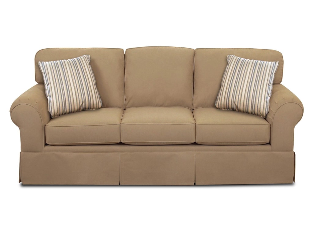 Asana Casual Skirted Sofa W Sunbrella Fabric Rotmans Sofas Asana Casual Skirted Sofa W Sunbrella Fabric
