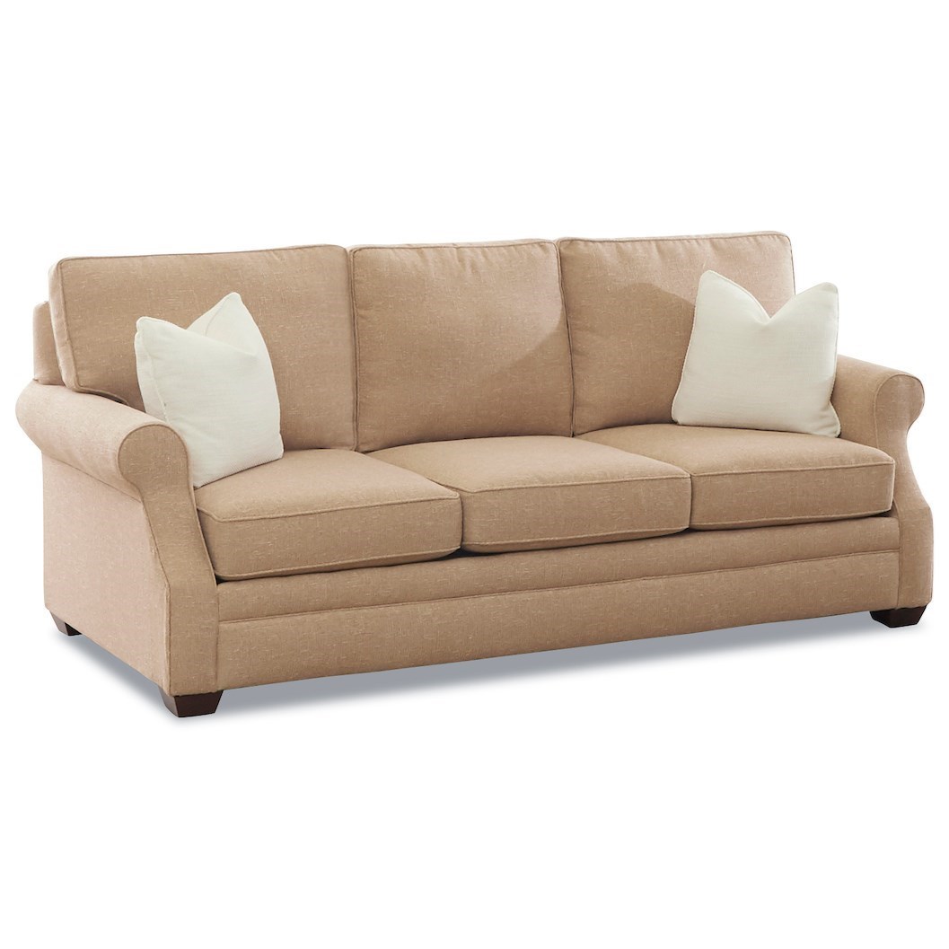 Klaussner Wyatt Casual Sleeper Sofa With Air Coil Mattress Value