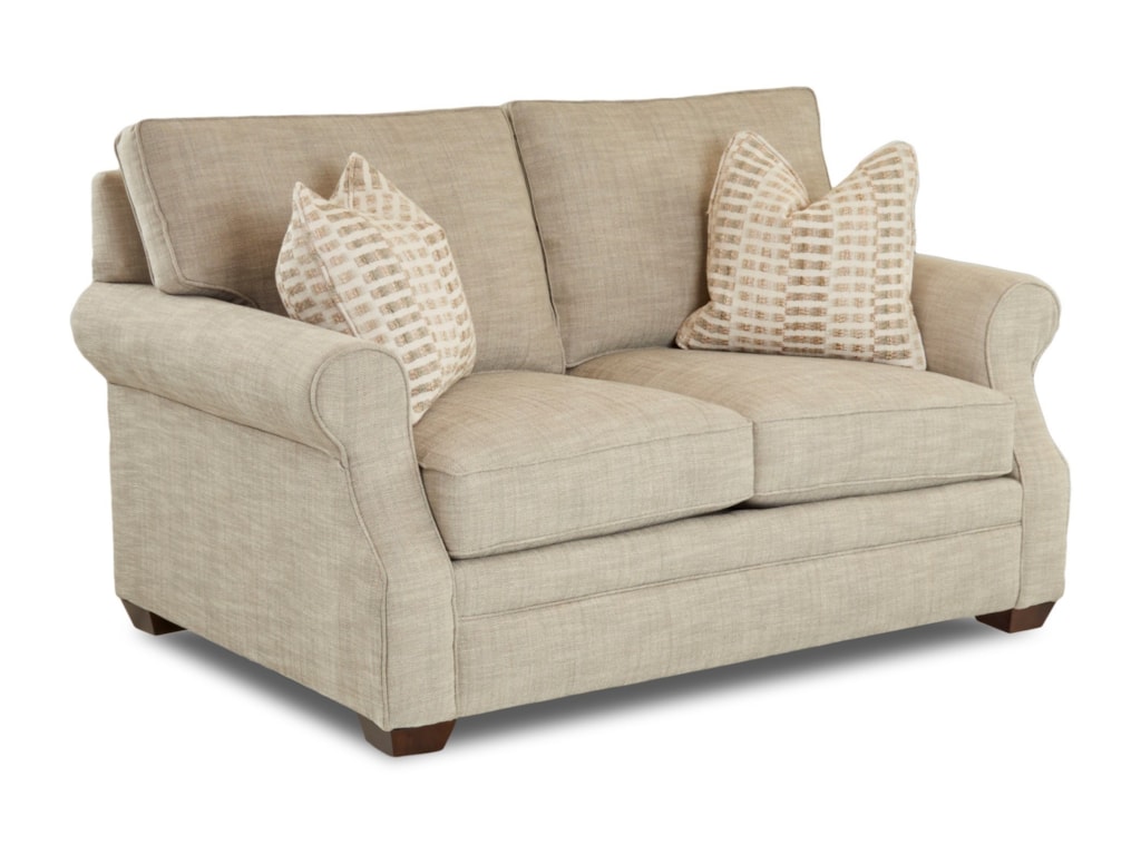 Klaussner Wyatt K36500 Ls Casual Loveseat Hudson S Furniture Klaussner Wyattloveseat