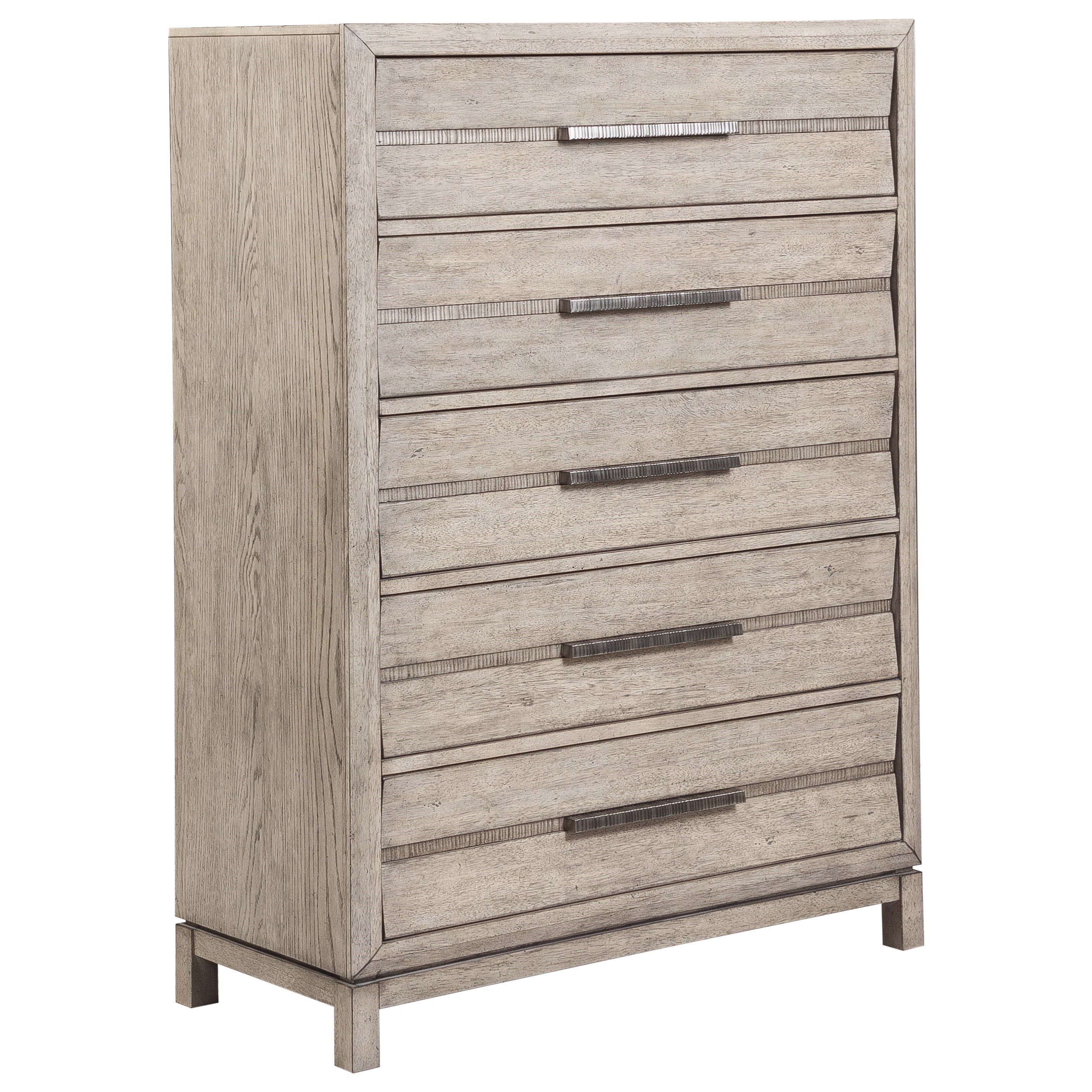 Klaussner International Elliot Rustic Drawer Chest With Metal