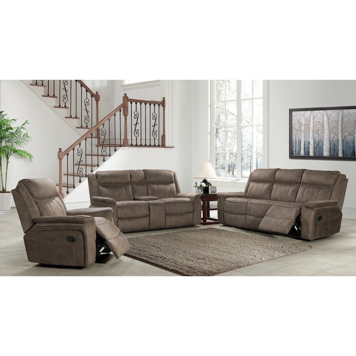 Klaussner International Kisner Kisner Rrc Casual Rocker Recliner