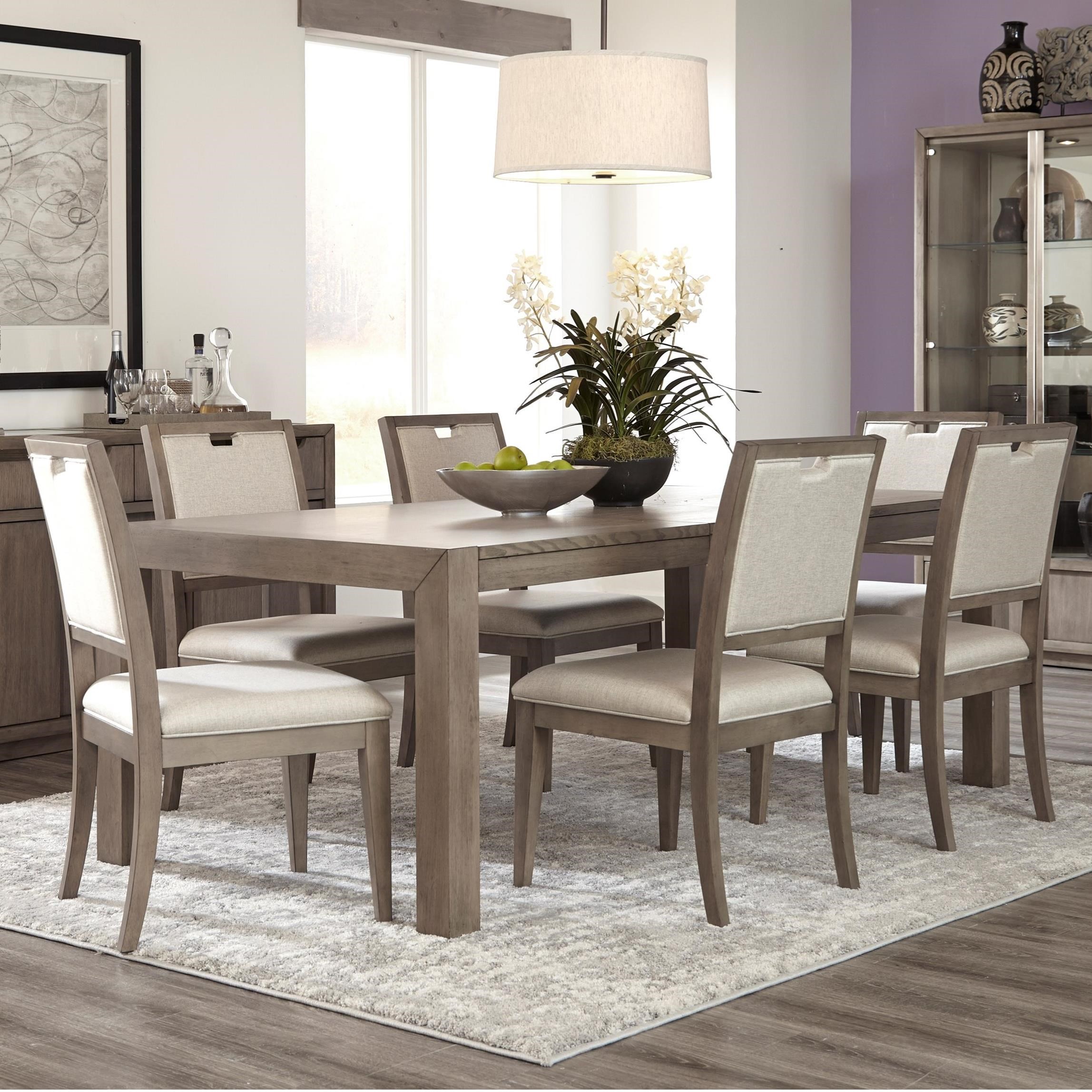 Klaussner International Melbourne Seven Piece Dining Set With