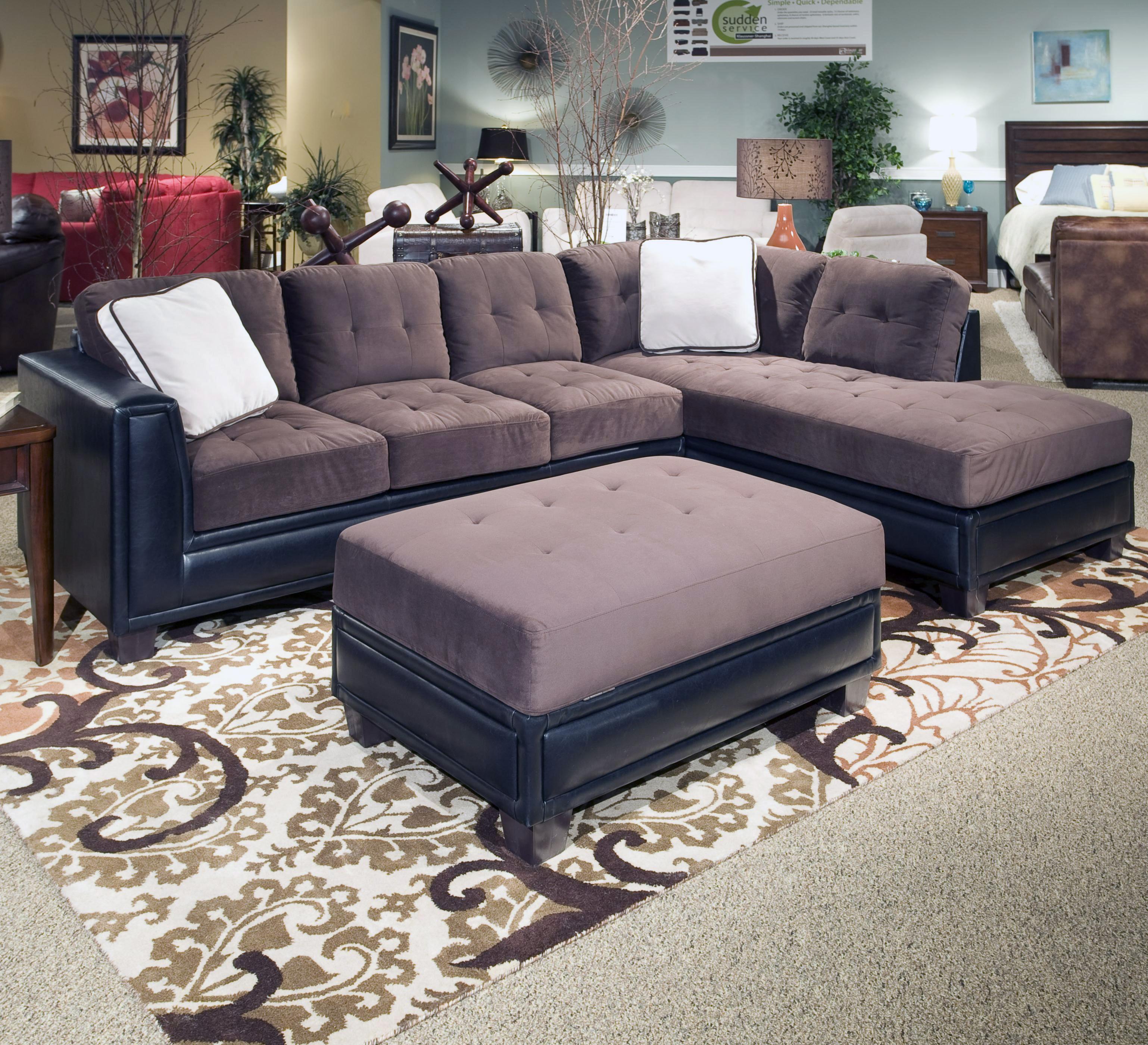 Klaussner International Norwich Norwich Stgot Large Sectional Sofa