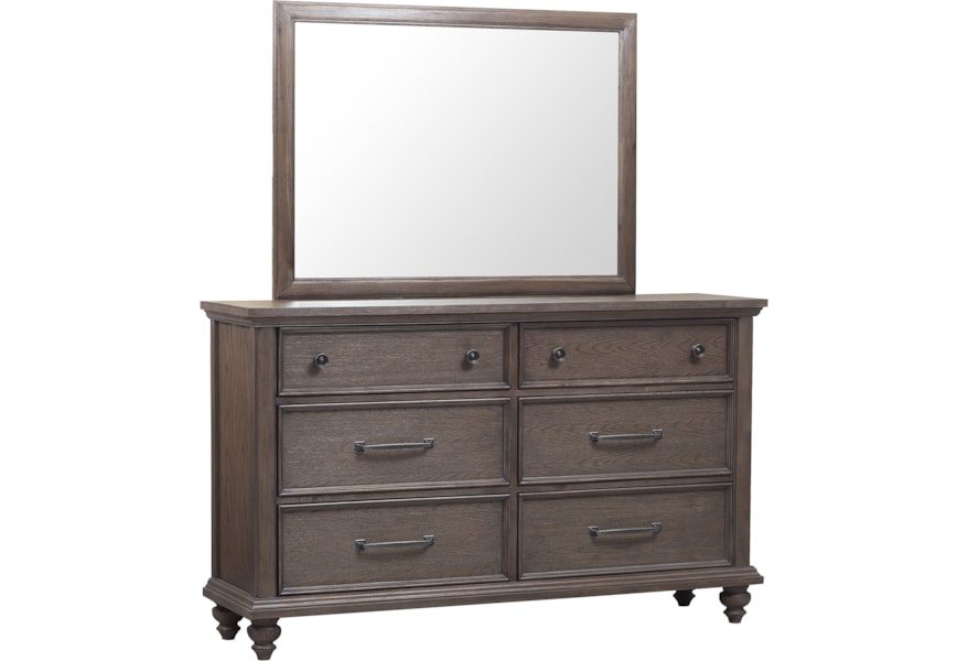 Klaussner International Richmond Relaxed Vintage Dresser And