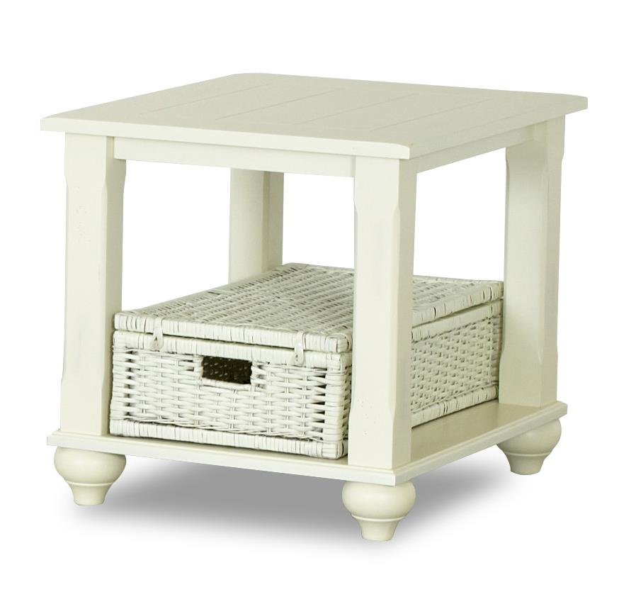 Klaussner International Treasures White 842 809 Etbl End Table