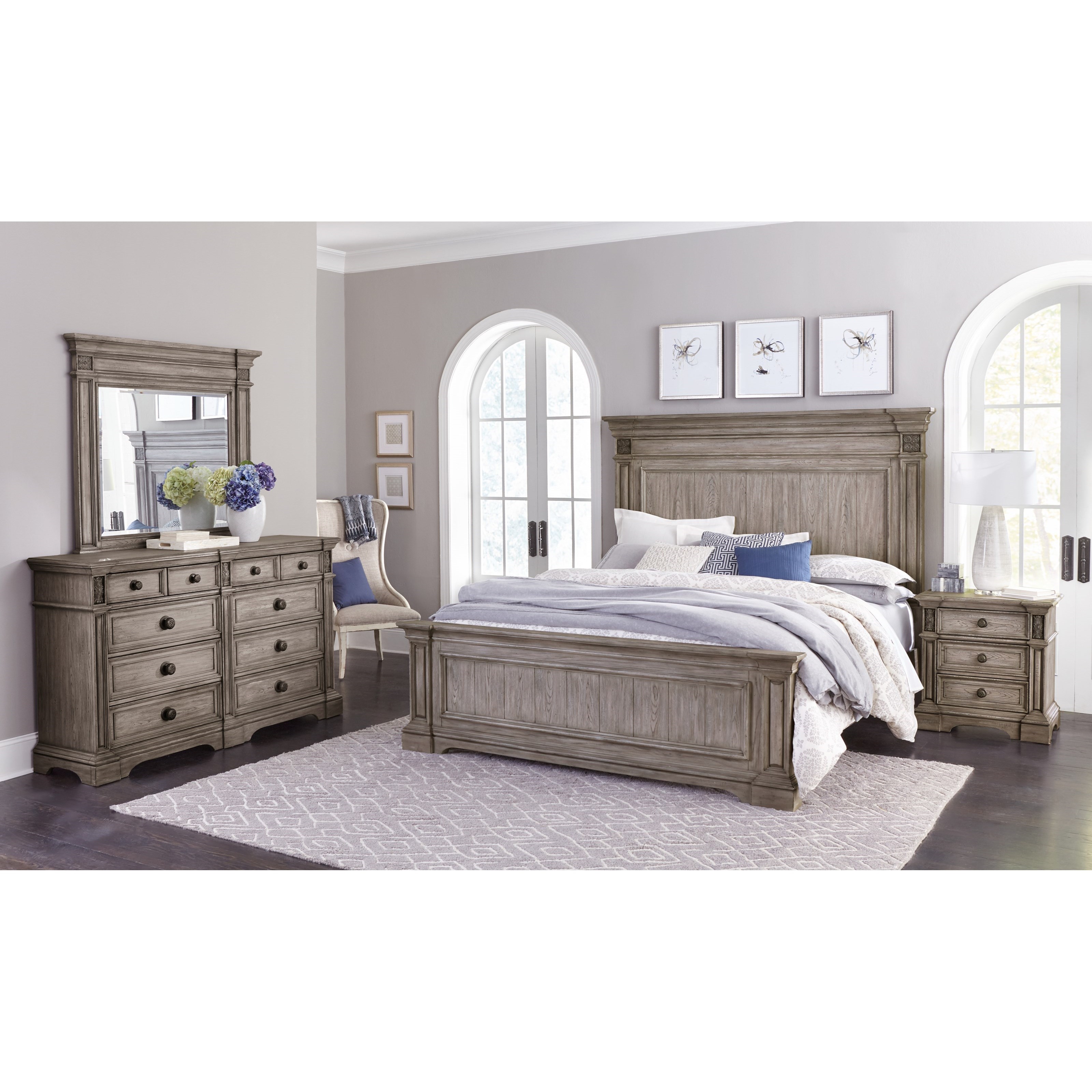 Klaussner International Windmere Queen Bedroom Group Pilgrim Furniture City Bedroom Groups
