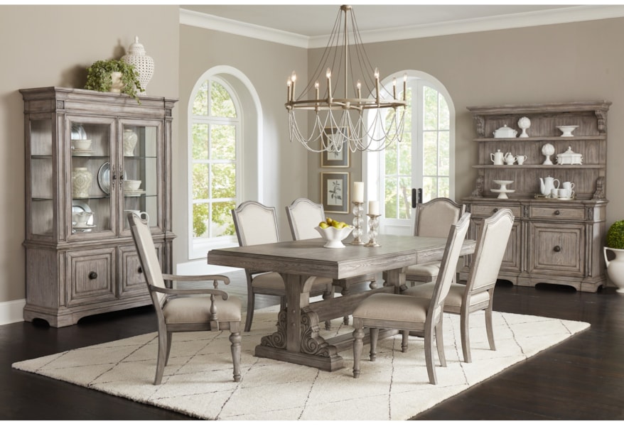 Klaussner International Windmere Relaxed Vintage Dining Room