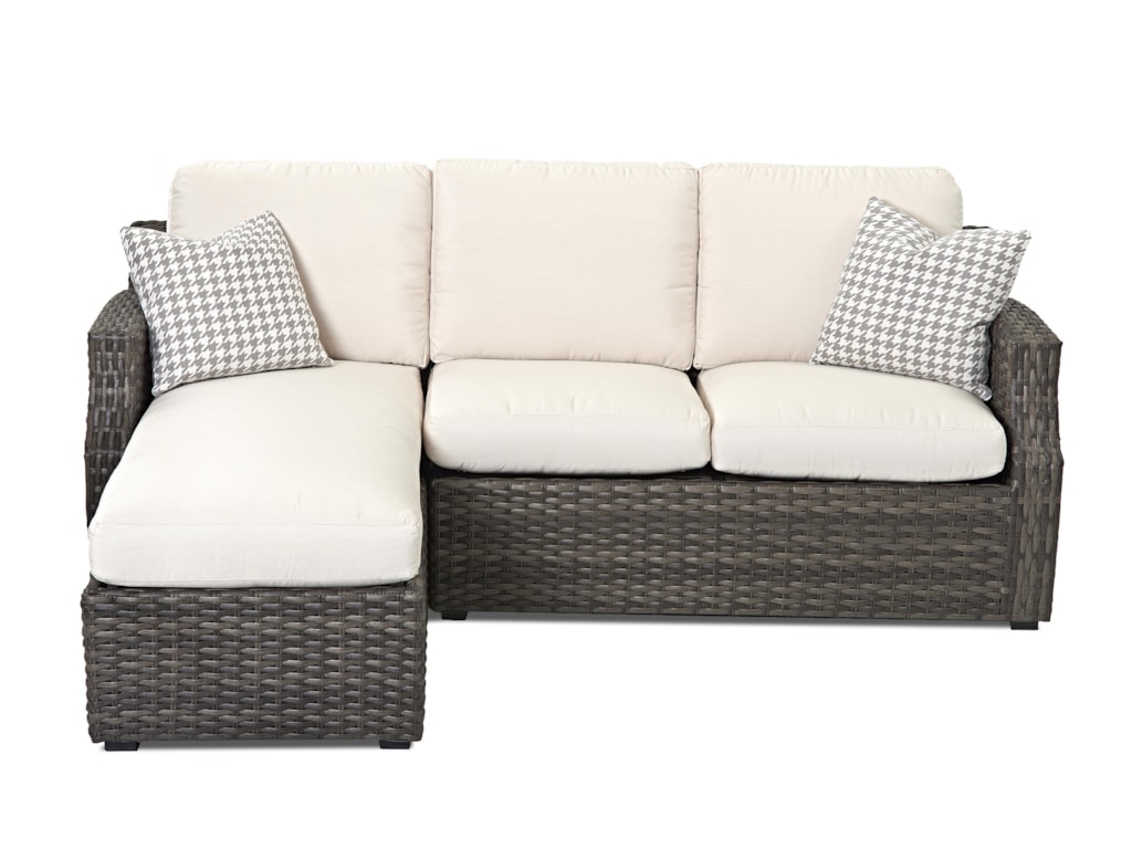 Klaussner Outdoor Cascade Sectional Sofa With Chaise Klaussner Outdoor Cascadeoutdoor Sectional Sofa With Chaise