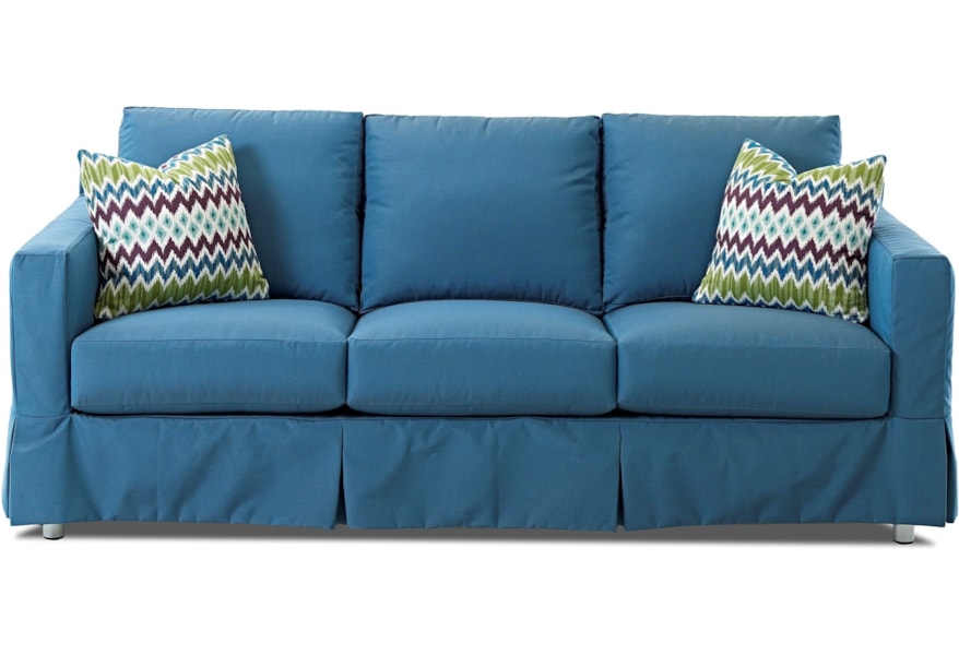 Klaussner Outdoor Aspen W3385 Xsdr Slipcovered 84 Sofa Klaussner Outdoor Aspen W3385 Xsdr