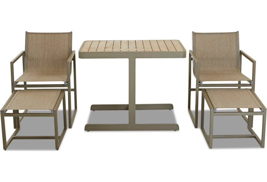 Belfort Outdoor Balcony Set Contemporary 5 Piece Outdoor Balcony Dining Set Belfort Furniture Outdoor Dining Sets