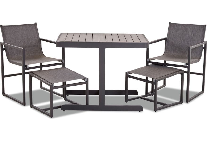 Belfort Outdoor Balcony Set Contemporary 5 Piece Outdoor Balcony Dining Set Belfort Furniture Outdoor Dining Sets